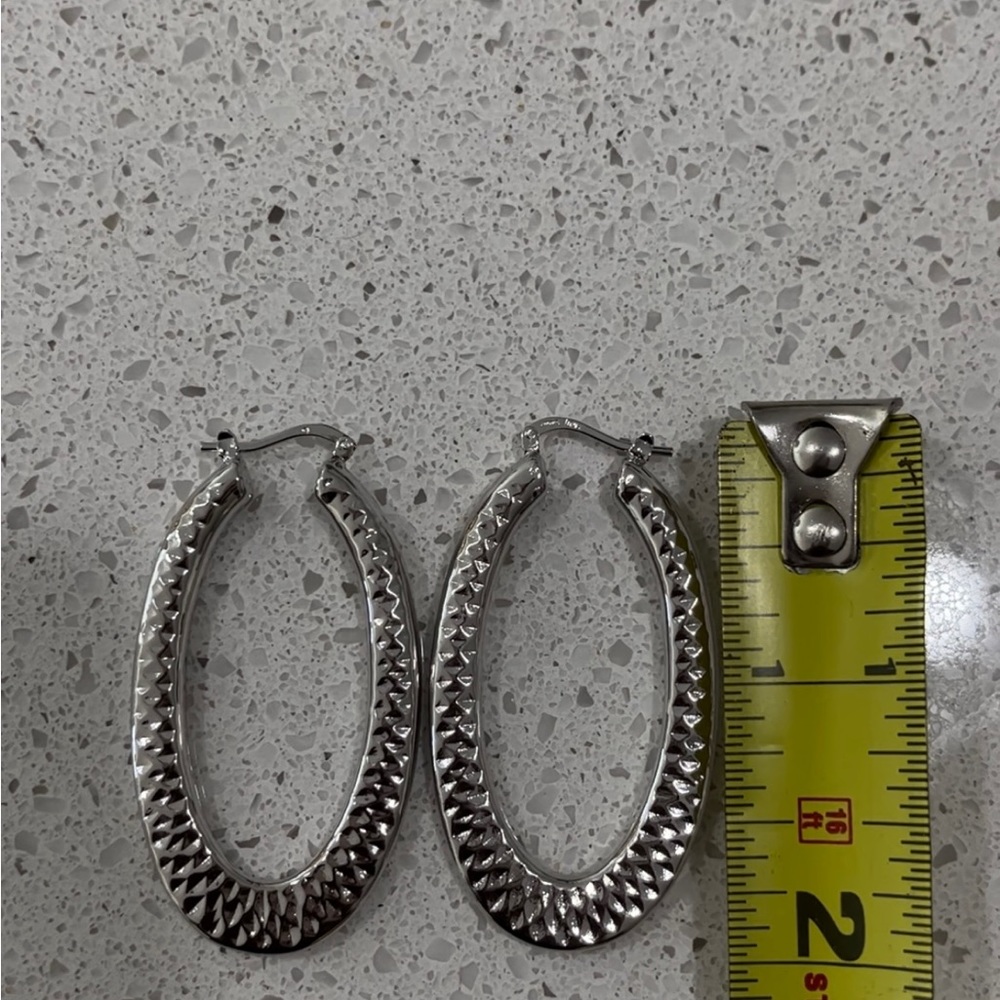 New Sterling Silver Hoops
